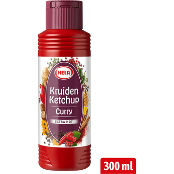 Hela Kruiden ketchup curry extra hot