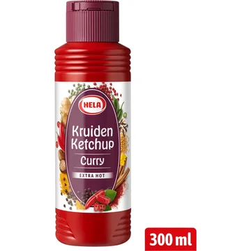 Hela Kruiden ketchup curry extra hot