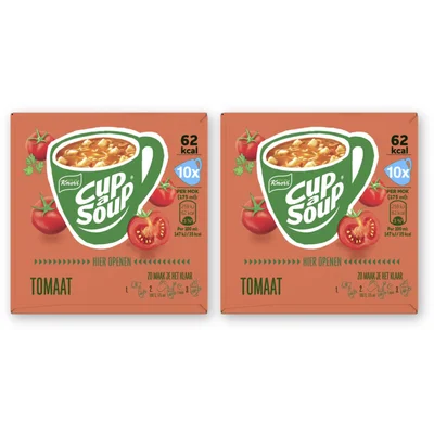 Knorr Cup-a-soup tomaat 10-pack 2-pack