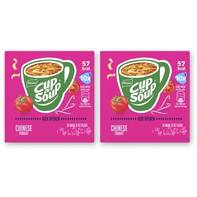 Knorr Cup-a-soup Chinese tomaat 10-pack 2-pack