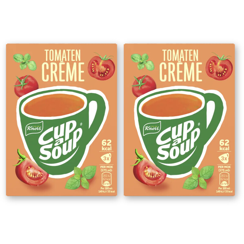 Knorr Cup-a-soup tomaatcrème 2-pack