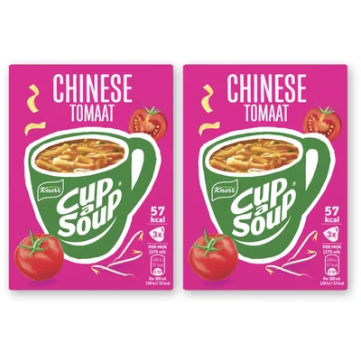 Knorr Cup-a-soup Chinese tomaat 2-pack