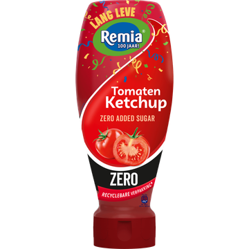 Remia Tomaten ketchup zero added sugar