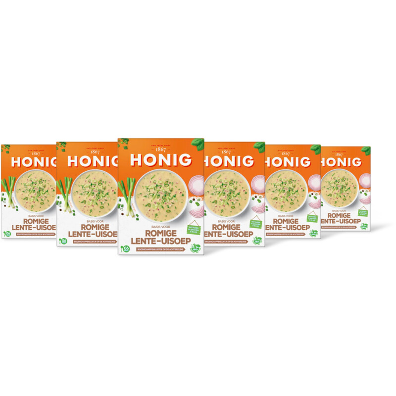 Honig Basis voor romige lente-uisoep 6-pack