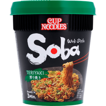 Nissin Soba cup noodles teriyaki