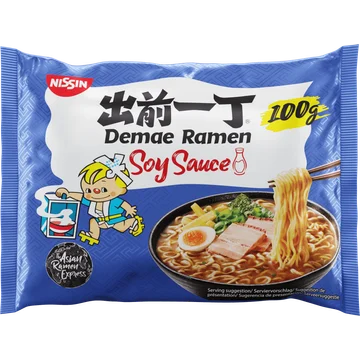 Nissin Demae ramen soy sauce