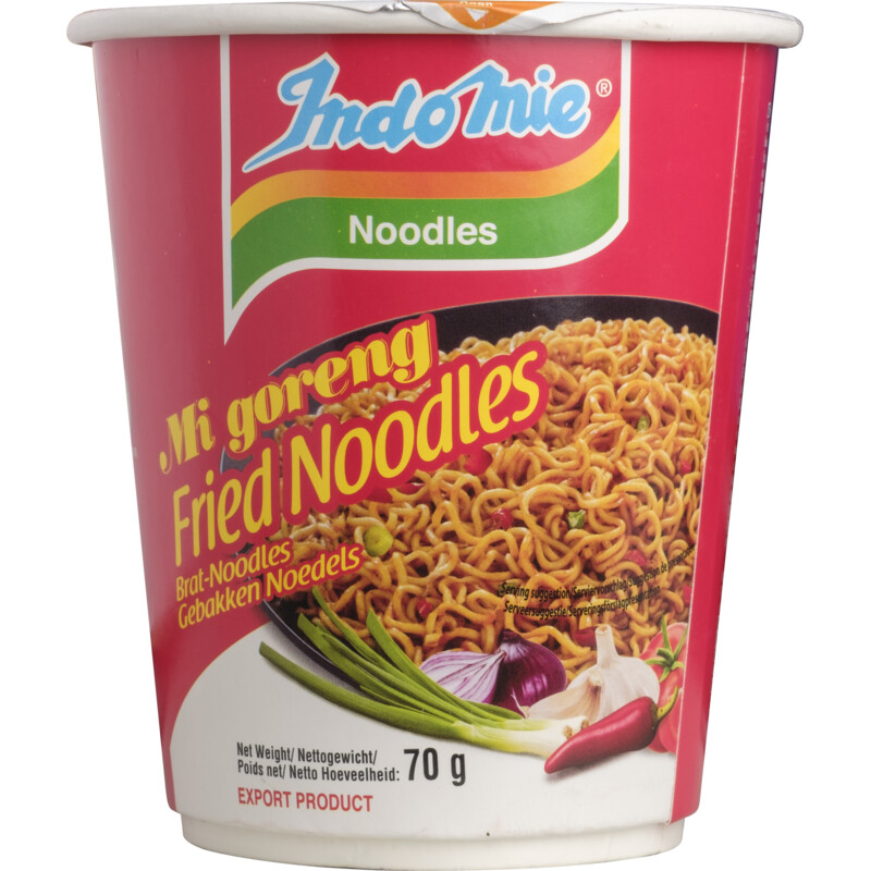 Indo mie Noodles mi goreng cup