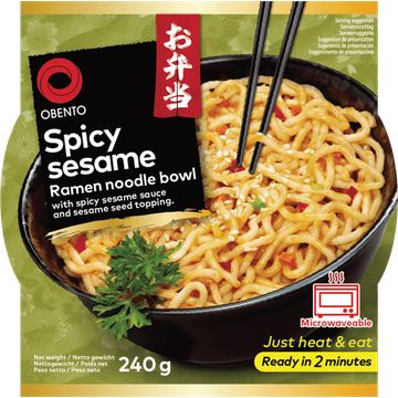Obento Spicy sesame ramen noodle bowl