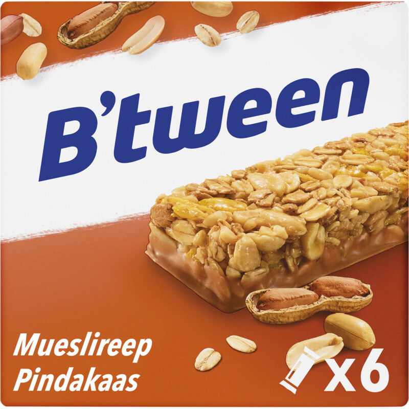 Hero B'tween mueslireep pindakaas