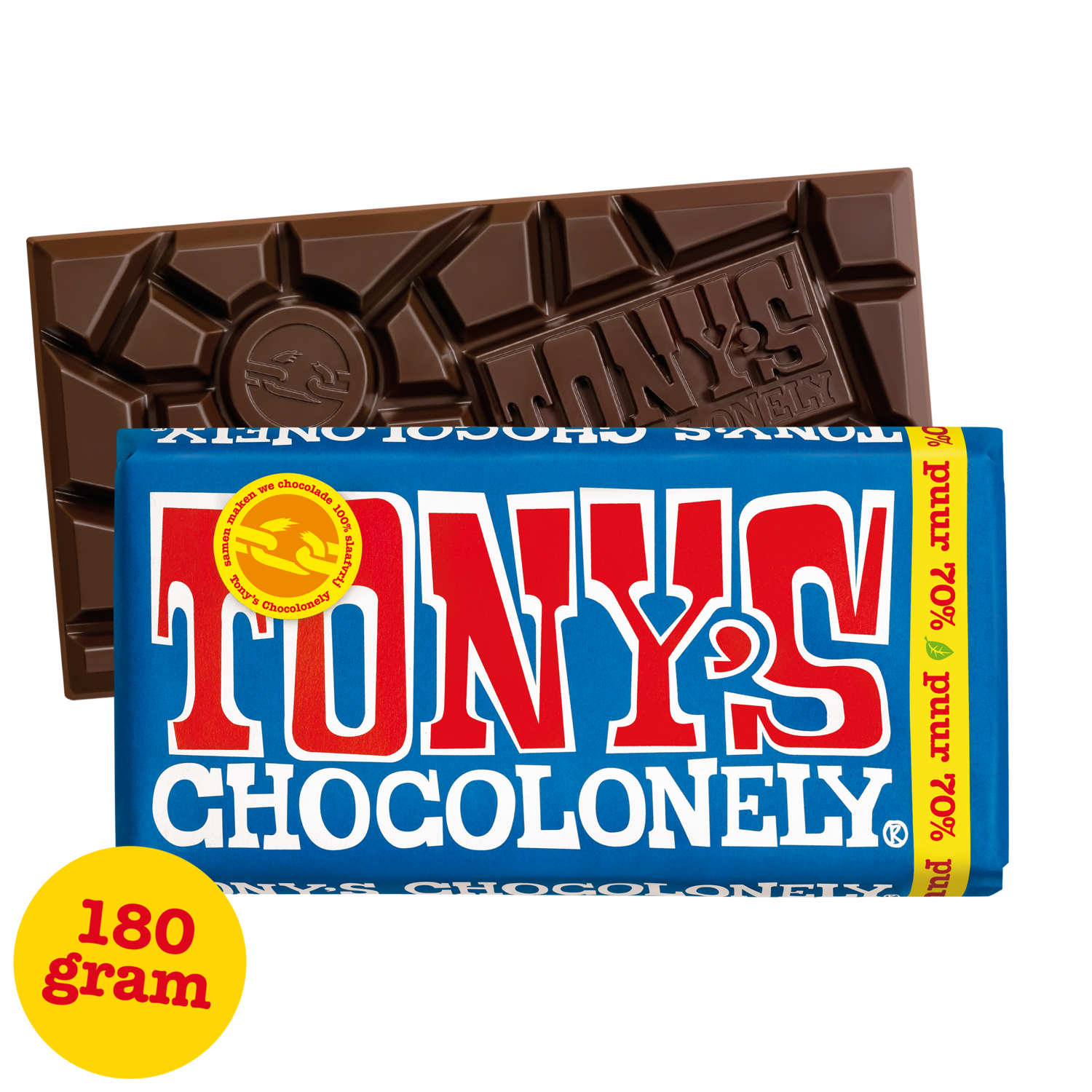 Tony's Chocolonely Reep puur 70%