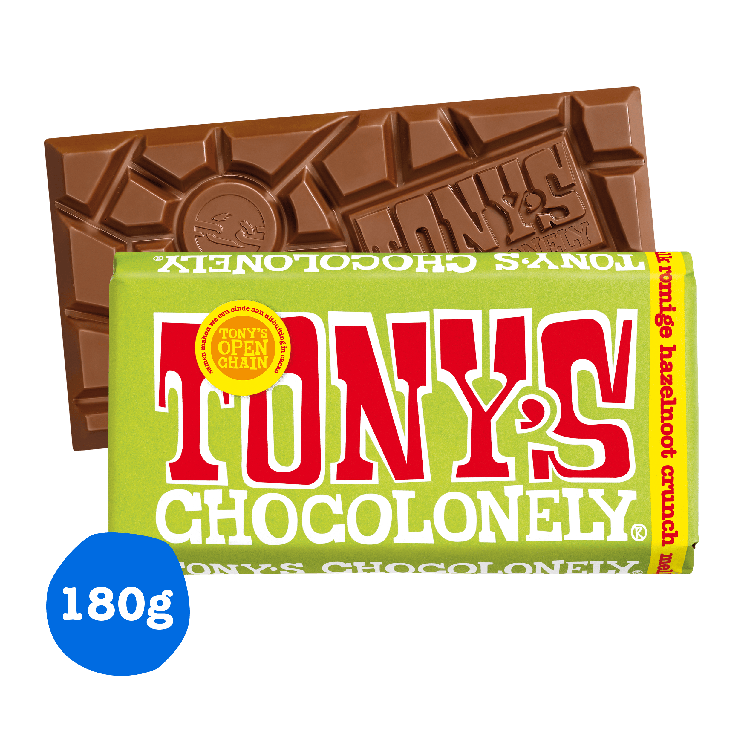 Tony's Chocolonely Reep melk romige hazelnoot