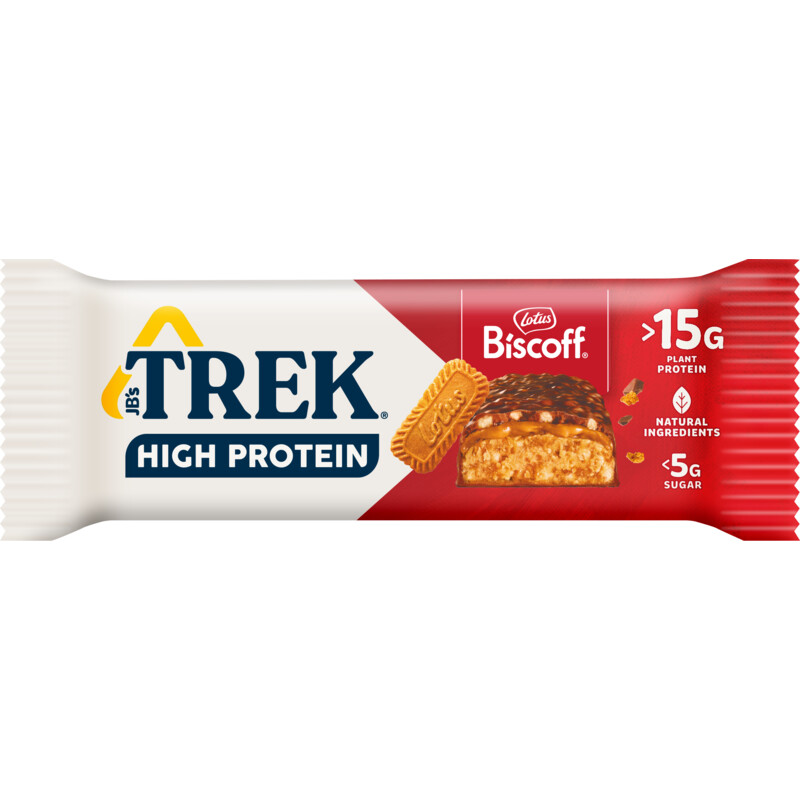 Trek High protein lotus biscoff