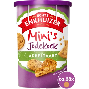 Echte Enkhuizer Mini's jodekoek appeltaart