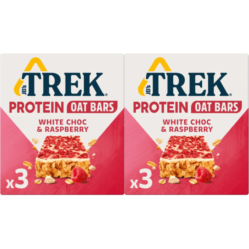 Trek Protein havermout choc raspberry 2-pack