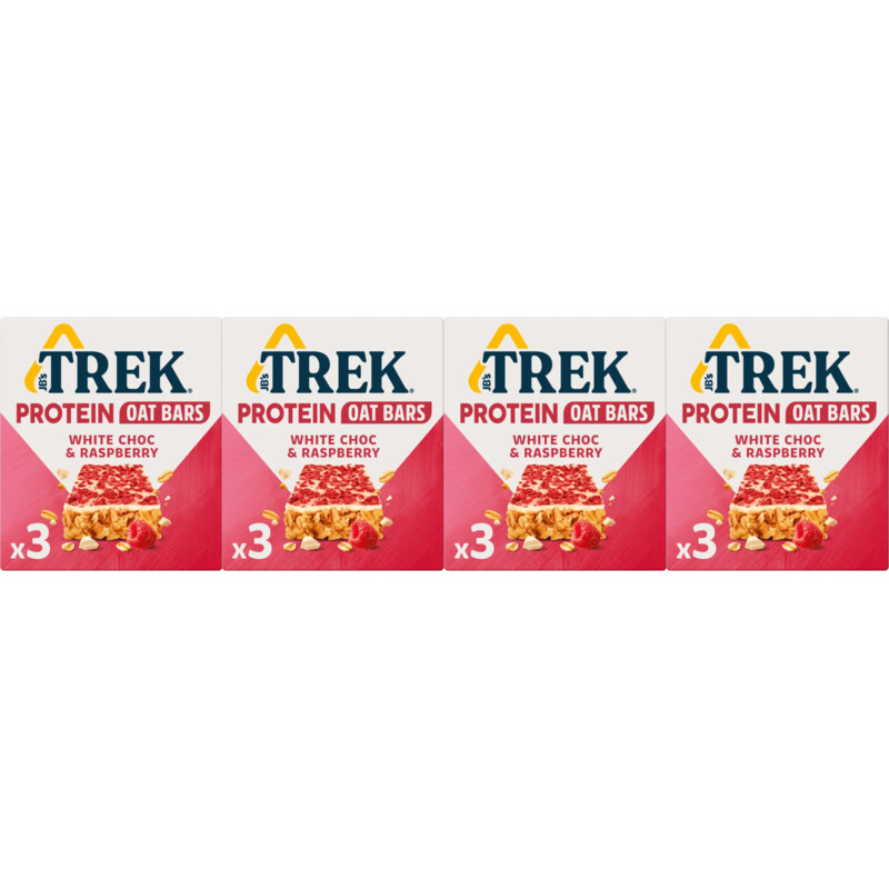 Trek Protein havermout choc raspberry 4-pack