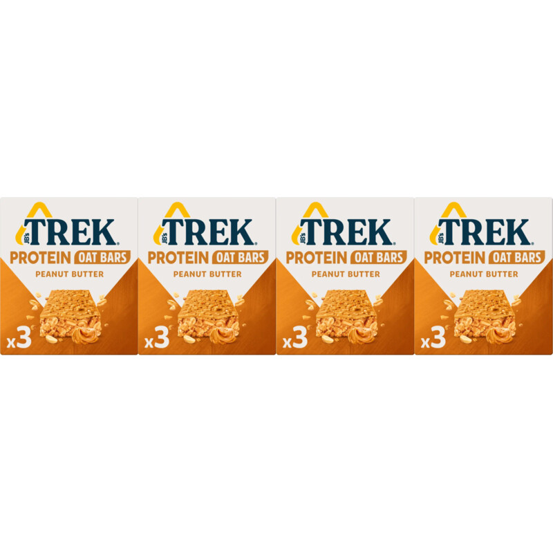 Trek Protein havermout peanut butter 4-pack