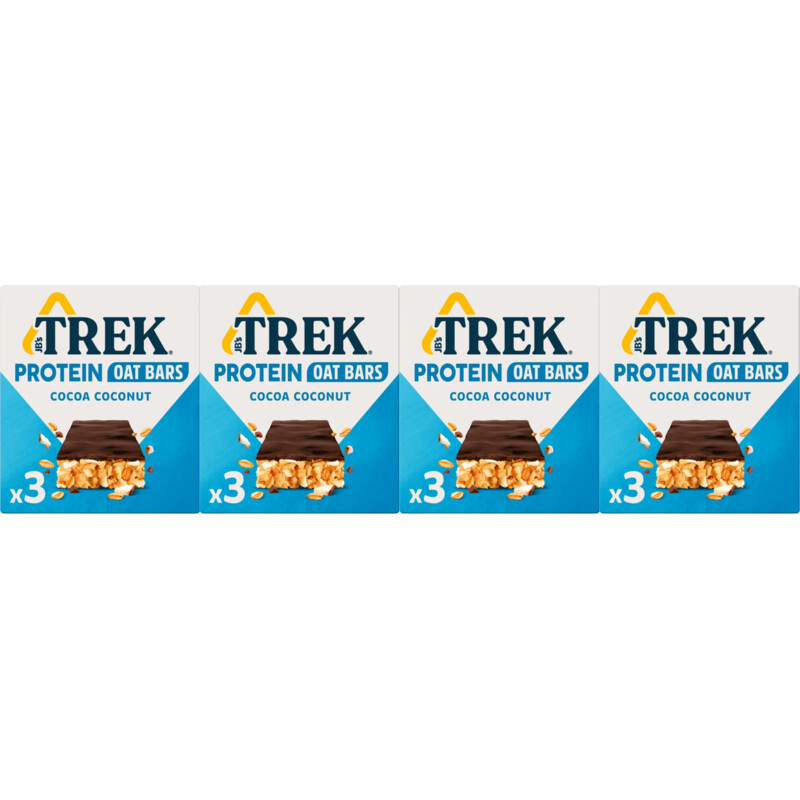 Trek Protein havermout cocoa coconut 4-pack