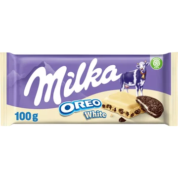 Milka Chocoladereep Oreo wit