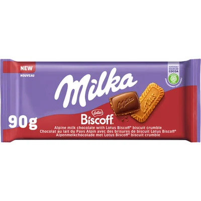 Milka Chocoladereep Daim