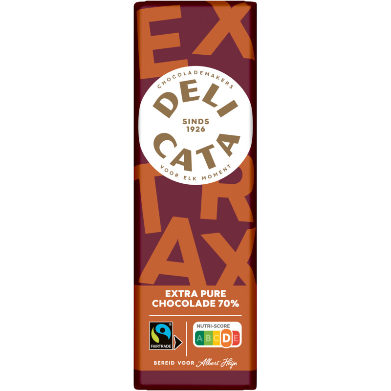 Delicata Reep extra pure chocolade 70%