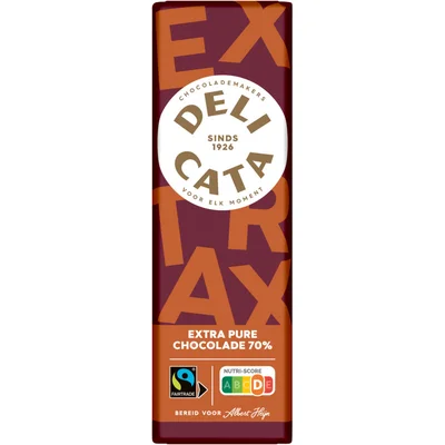 Delicata Reep extra pure chocolade 70%