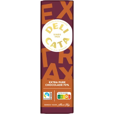Delicata Reep extra pure chocolade 70%