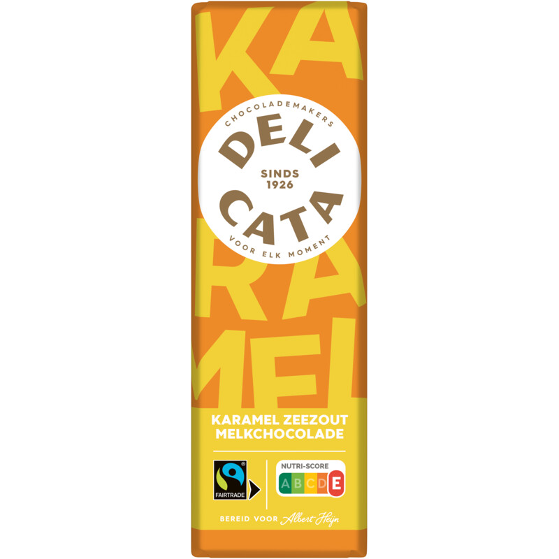 Delicata Reep melkchocolade karamel zeezout