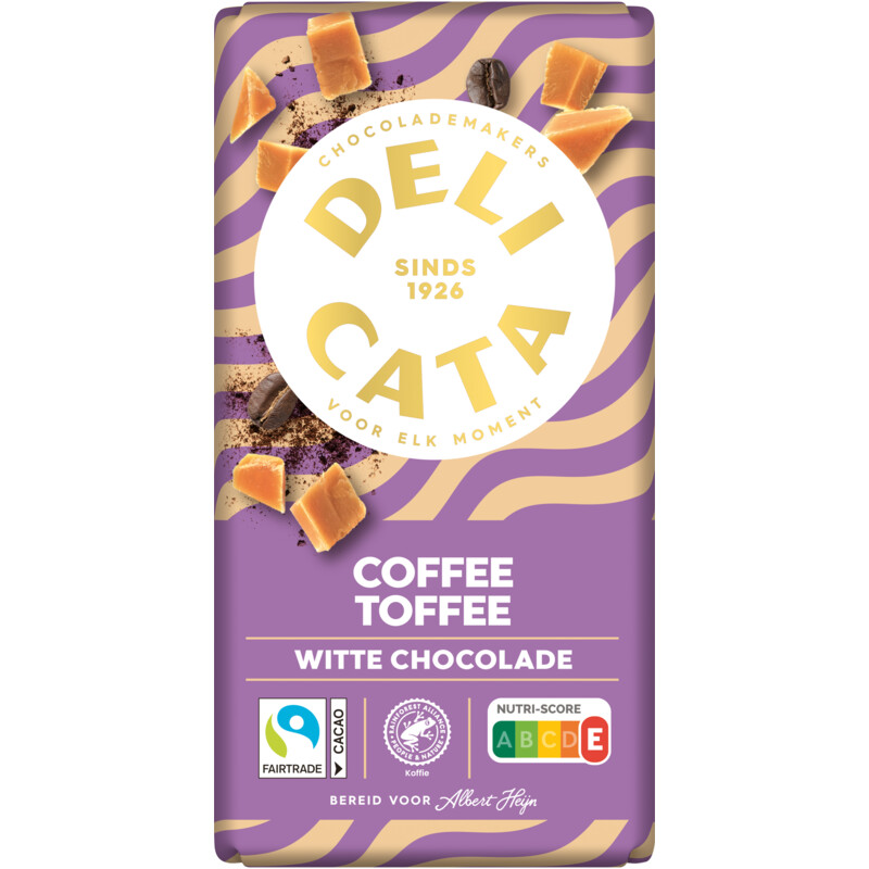 Delicata Reep latte karamel witte chocolade