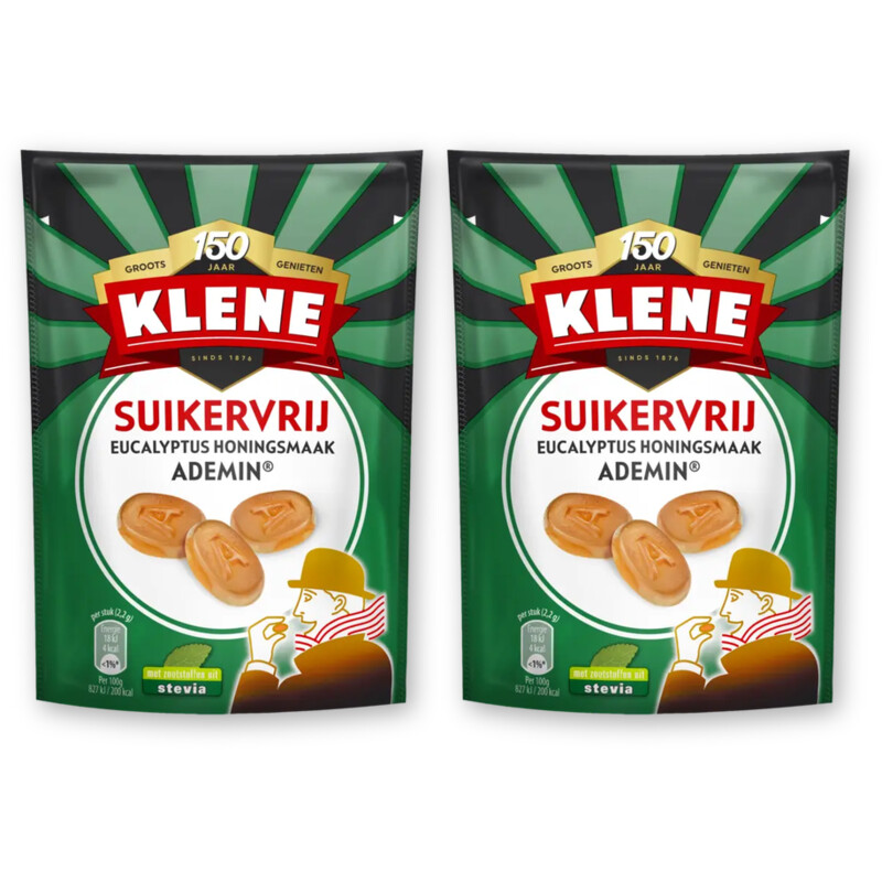 Klene Suikervrij ademin 2-pack