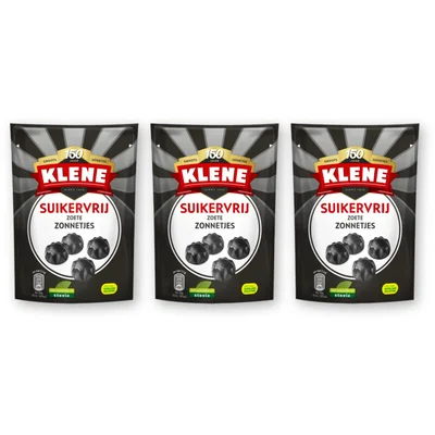 Klene Suikervrij zoete zonnetjes 3-pack