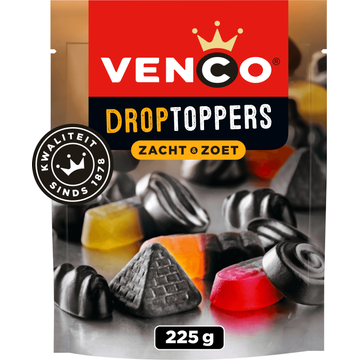 Venco Droptoppers zacht & zoet