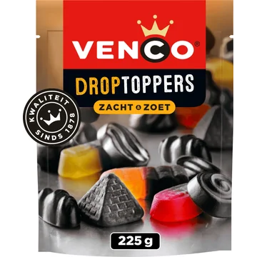 Venco Droptoppers zacht & zoet