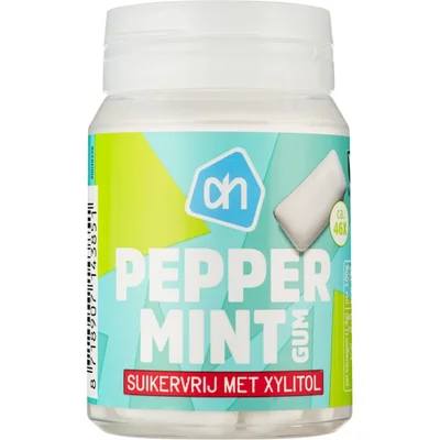 AH Peppermint gum suikervrij