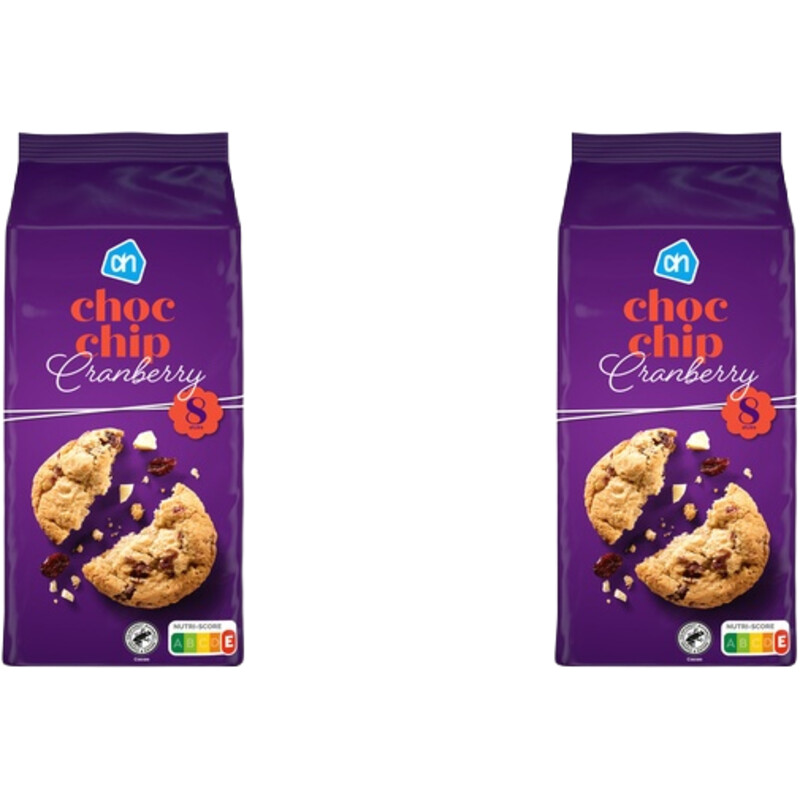 AH chocchip cranberry 2-pack