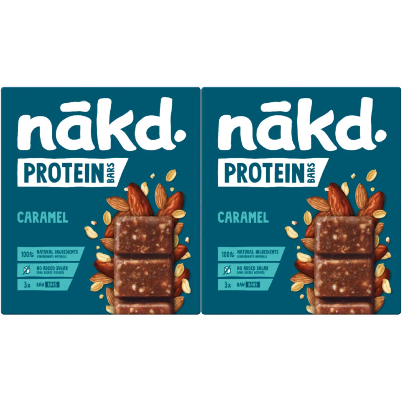 Nakd Protein bars caramel 2-pack