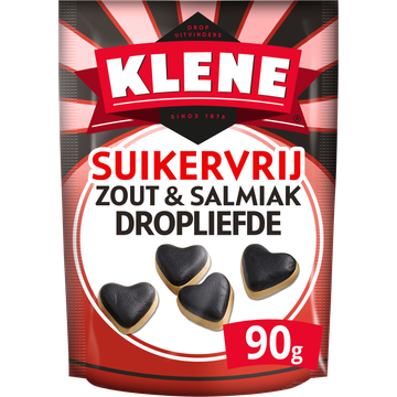 Klene Suikervrij zout & salmiak dropliefde