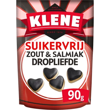 Klene Suikervrij zout & salmiak dropliefde