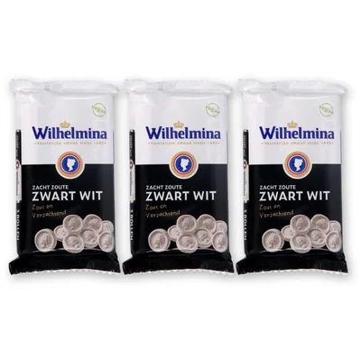 Wilhelmina Zwartwit 3-pack