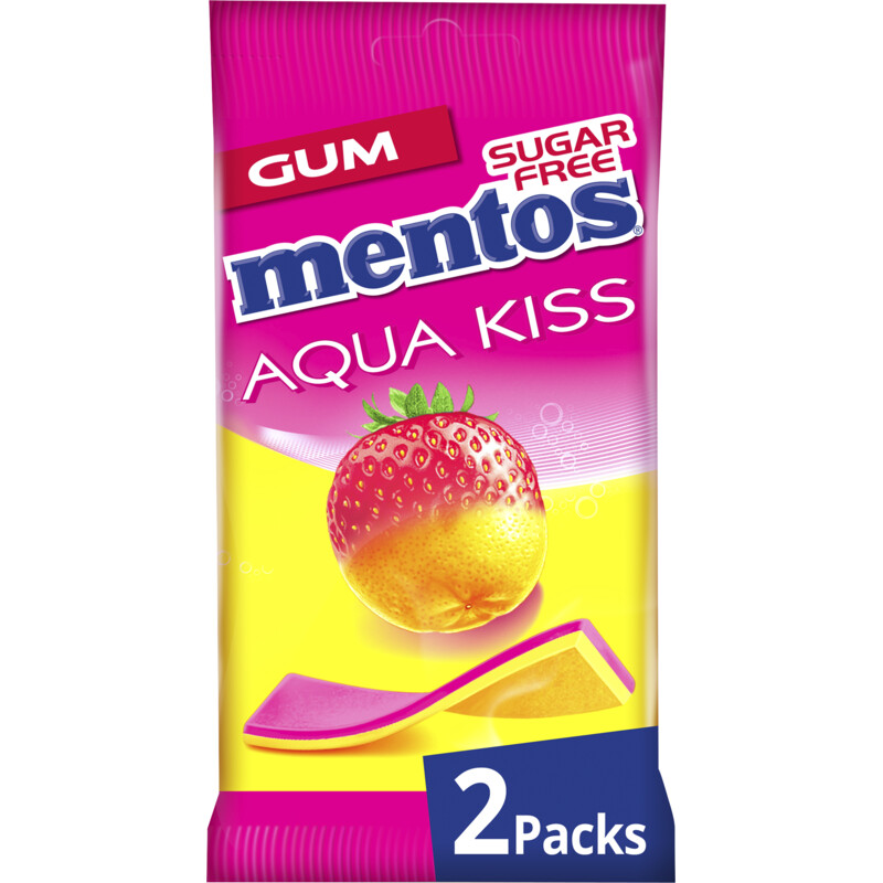 Mentos Gum Aqua kiss 2-pack