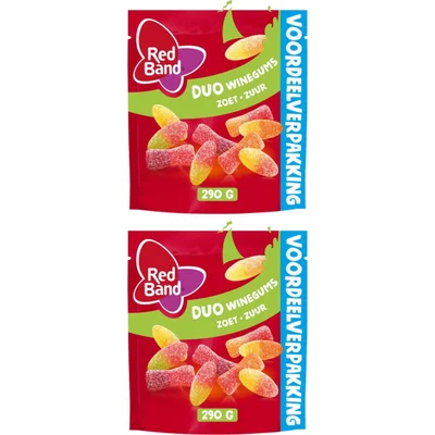 Red Band Duo winegums vvp 2-pack