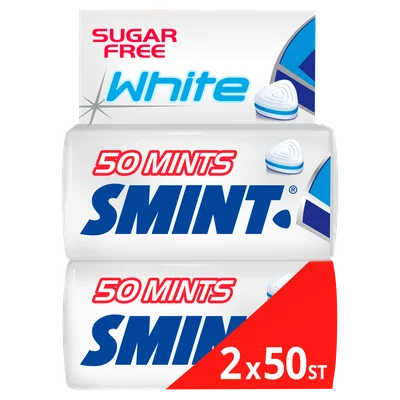 Smint White peppermint 2-pack