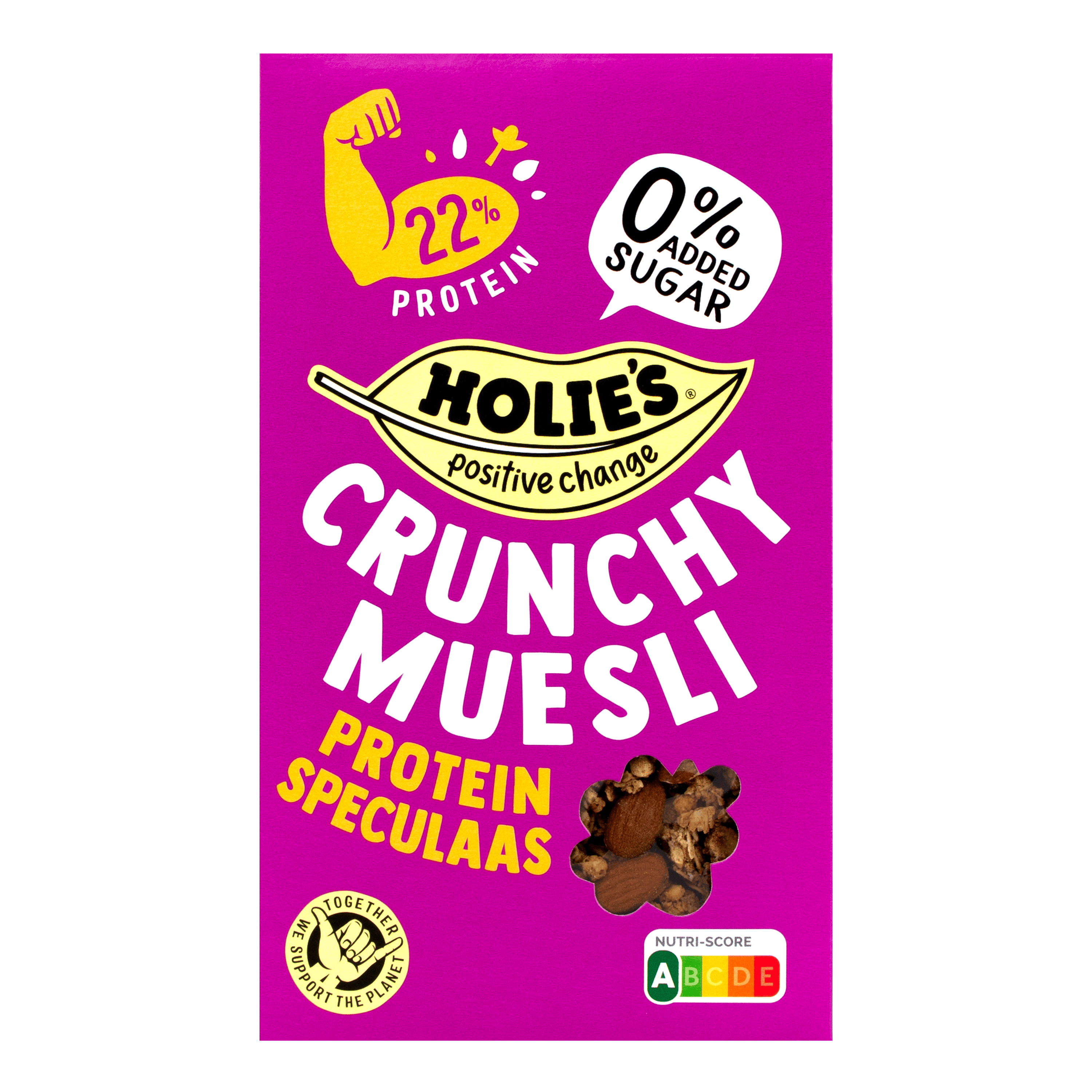 Holie's Crunchy muesli protein speculaas