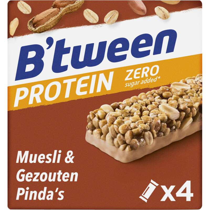 Hero B'tween protein zero muesli & pinda's