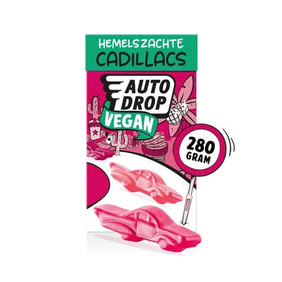 Autodrop Hemelszachte vegan cadillacs