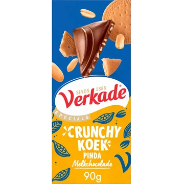 Verkade Specials crunchy koek pinda melk