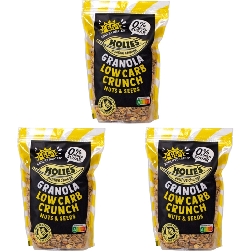 Holie's Granola Low Carb Crunch  3-pack