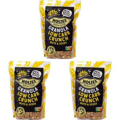 Holie's Granola Low Carb Crunch  3-pack