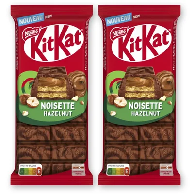 Kitkat Melkchocoladereep hazelnoot 2-pack