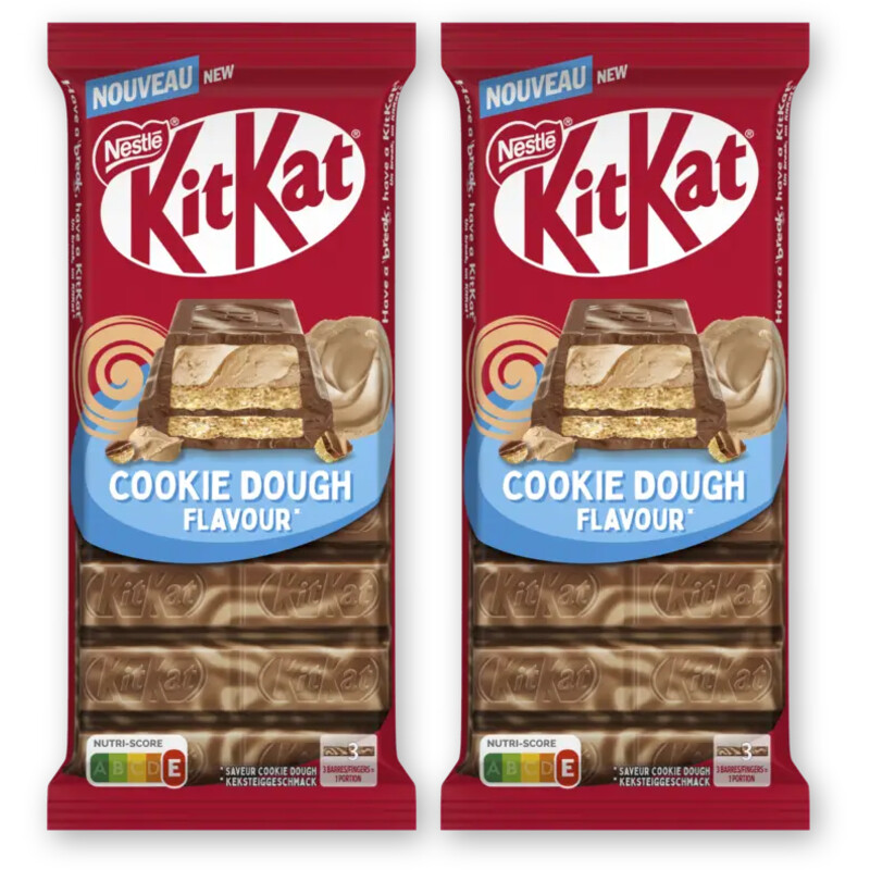 Kitkat Melkchocoladereep cookie dough 2-pack
