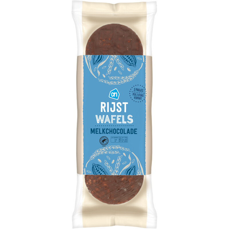 AH Rijstwafels melkchocolade